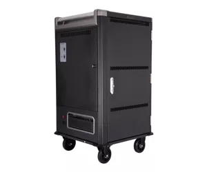 V7 Charge Cart - 30 Devices - Secure, Store and Charge Chromebooks, Notebooks and Tablets - UK Plug