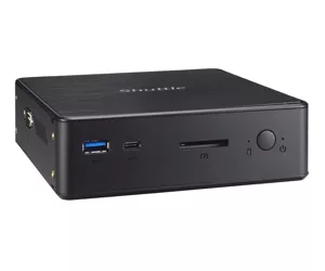 Shuttle Nano PC NC10U3 , Intel i3-8145U, 1x HDMI, 1x DP, 1x 2.5" bay, 1x M.2, 1x LAN, 1x COM, Wifi, 24/7 Dauerbetrieb, inkl. VESA & Stand