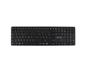 V7 Bluetooth Keyboard KW550FRBT 2.4GHZ Dual Mode, French AZERTY - Black