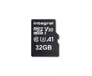 Integral INMSDH32G-100V30 32GB MICRO SD CARD MICROSDHC UHS-1 U3 CL10 V30 A1 UP TO 100MBS READ 30MBS WRITE