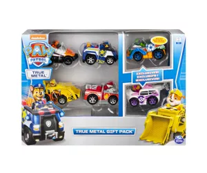 PAW Patrol , True Metal Classic Gift Pack of 6 Collectible Die-Cast Vehicles, 1:55 Scale