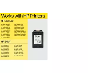 HP 305XL High Yield Black Original Ink Cartridge