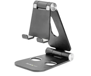 StarTech.com Phone and Tablet Stand - Foldable Universal Mobile Device Holder for Smartphones & Tabl...