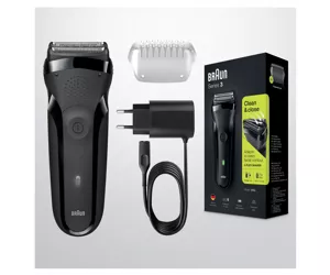 Braun Series 3 81702941 бритва для мужчин Сеточная бритва Триммер Черный