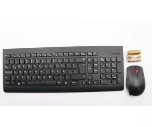 Lenovo 01AH848 klaviatūra Pelė įskaityta Radijo dažnio belaidė QWERTY Ispanas Juoda
