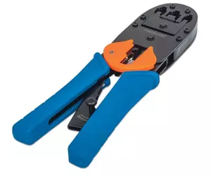 Intellinet Universal Modular Plug Crimping Tool, For RJ45, RJ12 and RJ11 modular plugs