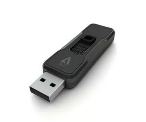 V7 2GB USB 2.0 Flash Drive - With Retractable USB connector