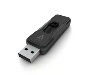 V7 16GB USB 2.0 Flash Drive - With Retractable USB connector