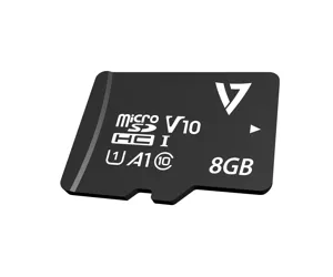 V7 8GB Class 10 Micro SDHC Card + Adapter