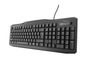 Trust TK-100 klaviatuur USB QWERTY Inglise Must