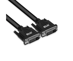 CLUB3D DVI-D DUAL LINK (24+1) CABLE BI DIRECTIONAL M/M 10m 32.8 ft 28AWG