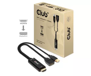 CLUB3D HDMI 2.0 TO DISPLAYPORT 1.2 4K60HZ HDR M/F ACTIVE ADAPTER