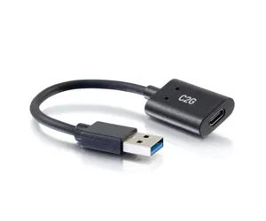 C2G 15cm (6in) USB-C® Female to USB-A Male SuperSpeed USB 5Gbps Adapter Converter