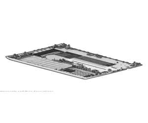 HP L77266-001 sülearvuti varuosa Alumine ümbris