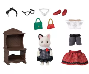 Sylvanian Families Fashion Play Set Town Girl Series - Tuxedo Cat-