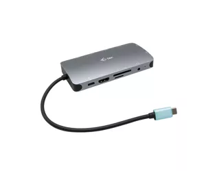 i-tec Metal USB-C Nano Dock HDMI/VGA with LAN + Power Delivery 100 W
