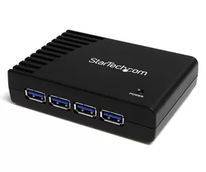 StarTech.com 4 Port Black SuperSpeed USB 3.0 Hub