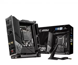 MSI MEG Z490I UNIFY Motherboard 'Mini-ITX, LGA1200, DDR4, 802.11ax WiFi 6 + Bluetooth 5.1, USB 3.2 Gen2, Type C, M.2, Thunderbolt 3, Gen 4 Ready, 10th Gen Intel Core'