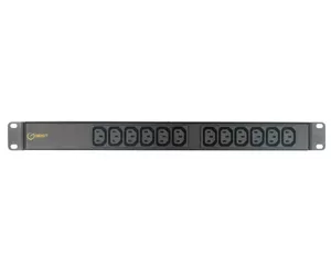 Vertiv EGVHVRN122-104C13UK-V toitejaotuskomponent (PDU) 12 vahelduvvoolu kontakt Must