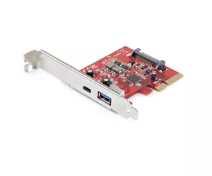 StarTech.com 2-Port 10Gbps USB-A & USB-C PCIe Card - USB 3.1 Gen 2 PCI Express Type C/A Host Controller Card Adapter - USB 3.2 Gen 2x1 PCIe Expansion Add-On Card - Windows, macOS, Linux