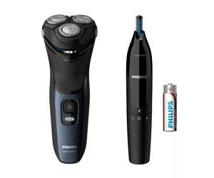 Philips 3000 series S3134/57 бритва для мужчин Бритвенная головка Триммер Черный