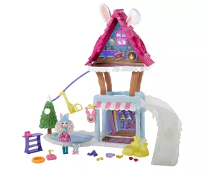 Enchantimals Hoppin' Ski Chalet With Bevy Bunny & Jump Dolls