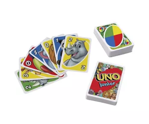 Games UNO Junior Kāršu spēle Kāršu nomešana