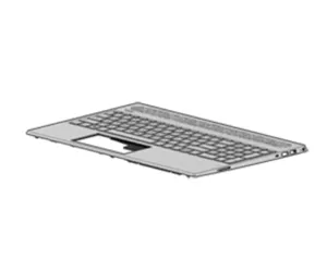 HP L49393-031 notebook spare part Housing base + keyboard