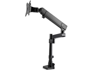 StarTech.com Desk Mount Monitor Arm with 2x USB 3.0 ports - Pole Mount Full Motion Single Arm Monitor Mount for up to 34" VESA Display - Ergonomic Articulating Arm - Desk Clamp/Grommet