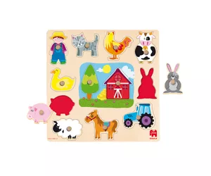 Goula Puzzle Silhouettes Ferme