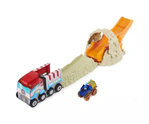 PAW Patrol , True Metal Dino Rescue Chase T-Rex Rescue Set with Exclusive Die-Cast Vehicle, 1:55 Scale