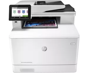 HP Color LaserJet Pro MFP M479fnw, Print, copy, scan, fax, email, Scan to email/PDF; 50-sheet uncurled ADF