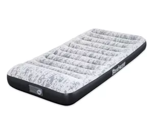 Bestway 74" x 39" x 12"/1.88m x 99cm x 30cm Tritech Airbed Twin Fashion Flock Built-in AC Pump