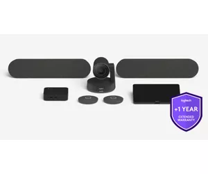 Logitech One year extended warranty for large room solution with Tap and RallyPlus