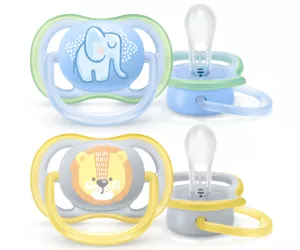 Philips AVENT SCF085/01 baby pacifier Orthodontic Silicone Blue, Green, Yellow