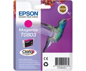 Epson Hummingbird Singlepack Magenta T0803 Claria Photographic Ink