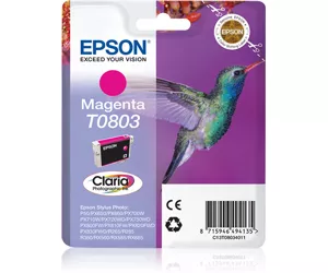 Epson Hummingbird Singlepack Magenta T0803 Claria Photographic Ink