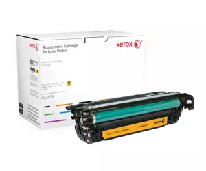 Xerox Yellow toner cartridge. Equivalent to HP CE262A. Compatible with HP Colour LaserJet CM4540 MFP, Colour LaserJet CP4025, Colour LaserJet CP4525