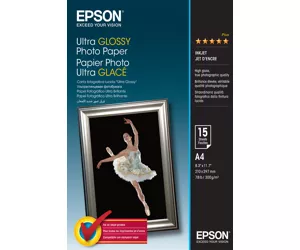 Epson Ultra Glossy Photo Paper - A4 - 15 Blätter