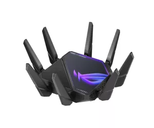ASUS ROG Rapture GT-AXE16000 juhtmevaba ruuter 10 Gigabit Ethernet Tri-band (2.4 GHz / 5 GHz / 6 GHz) Must