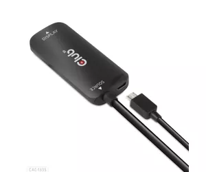 CLUB3D HDMI + Micro USB to DisplayPort™ 4K120Hz or 8K30Hz M/F Active Adapter