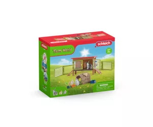 schleich Farm World Rabbit Hutch