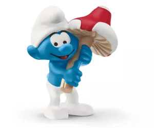 schleich The Smurfs Smurf with good luck charm