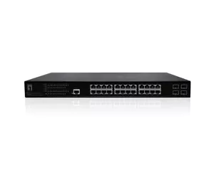 LevelOne GEP-2861 сетевой коммутатор Управляемый L2 Gigabit Ethernet (10/100/1000) Питание по Ethernet (PoE) 1U Черный