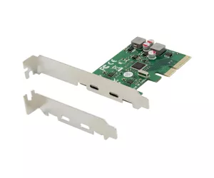 Conceptronic EMRICK 2-Port USB 3.2 Gen 2 Type-C PCIe Card, self-powered