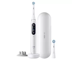 Oral-B iO 8S Для взрослых Вибрационная зубная щетка Белый