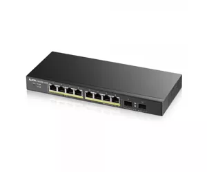 Zyxel GS1900-8HP v3 PoE Управляемый L2 Gigabit Ethernet (10/100/1000) Питание по Ethernet (PoE) Черный