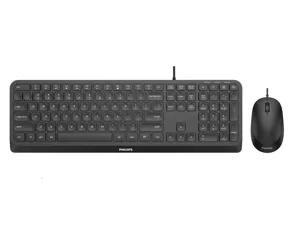 Philips 2000 series SPT6207B/00 клавиатура Мышь входит в комплектацию USB Американский английский Черный