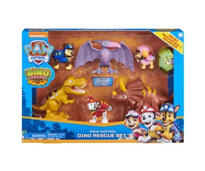 Spin Master Dino Rescue Set with 6 Collectible Pup and Dinosaur Action Figures