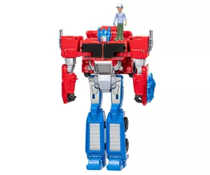 Transformers EarthSpark Spin Changer Optimus Prime with Robby Malto Figure